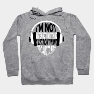 Tune You Out Headphones Hoodie